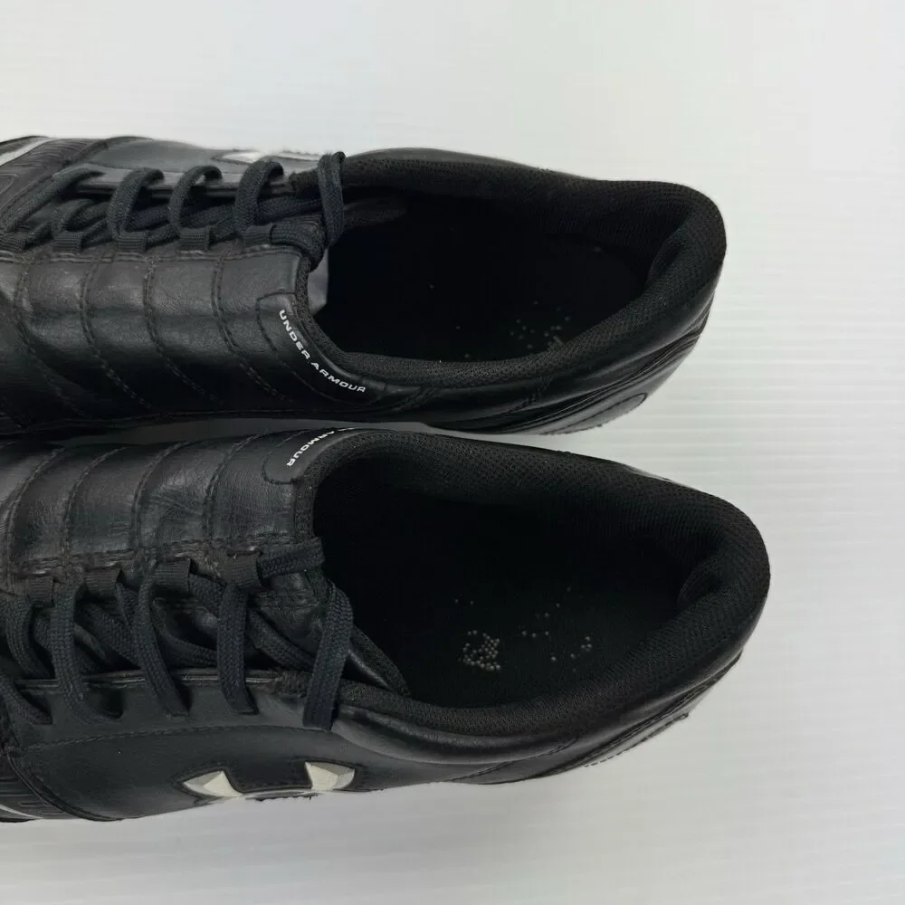 Under Armour Soccer Cleats Mens 12 Black Molded Stud Football